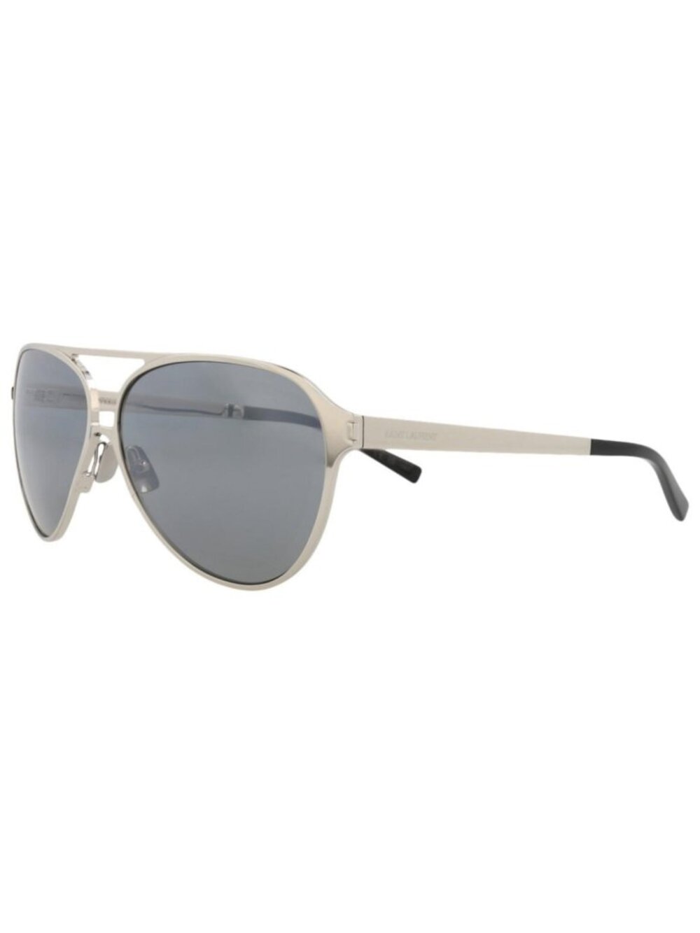 New Saint Laurent Unisex Aviator Silver Silver Silver Fashion Designer Sunglasse